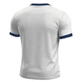 thumbnail image 5 of Soccer Cup 2026 Jersey for Men, Crew Neck Short Sleeve USA Shield & Diagonal Stripes Graphic Tee - Breathable Polyester Athletic Top for Match Day & Gym Light Gray M, 5 of 5