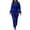 Blue, variant on Pink Sweatsuit Set for Women Women's Casual Fashion Sequins Velvet Round Necked Long Sleeved Blouse Trousers Two Piece Suit Light Blue Tracksuit Outfits Women Set Party