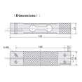 thumbnail image 5 of Electronic Weighing Scales Load Cell Sensor, 0-100kg/260lb Parallel Beam Load Cell Sensor, 5 of 6