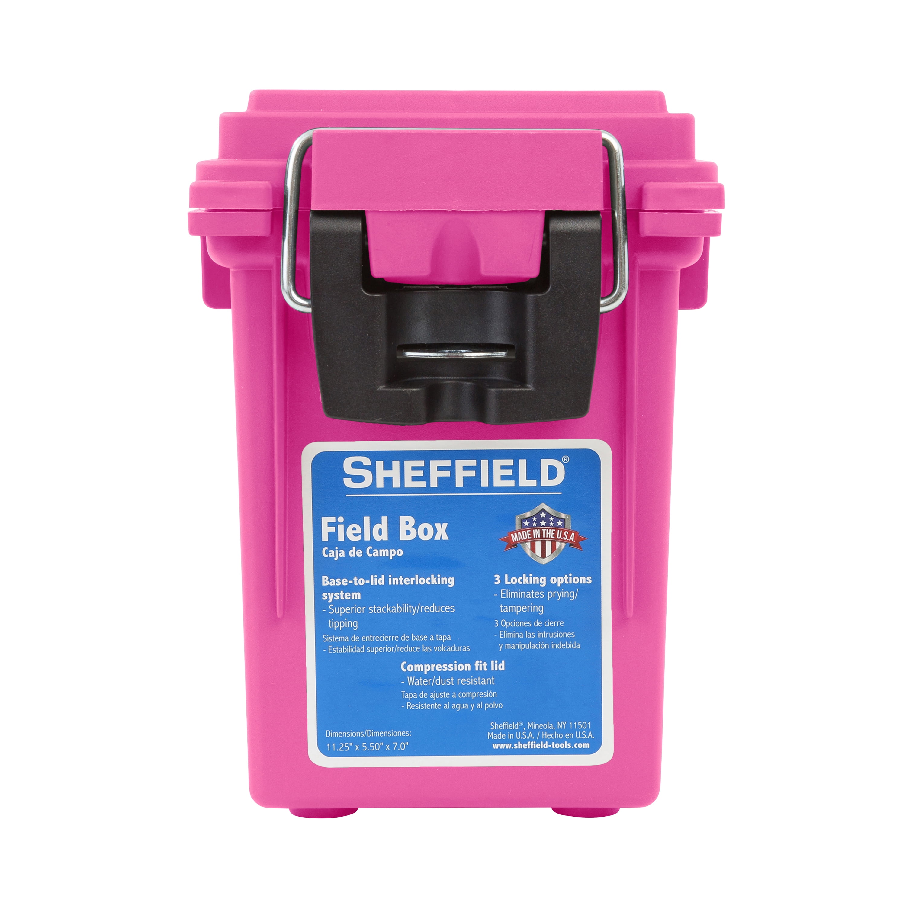 Sheffield Ammo & Utility Storage Box, Pink