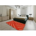 thumbnail image 5 of Ahgly Company Machine Washable Indoor Rectangle Transitional Bright Orange Area Rugs, 2' x 3', 5 of 7