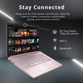 thumbnail image 5 of HP Stream 14" HD BrightView Laptop, Intel Celeron N4120 Processor, 4GB RAM, 64GB Storage, Intel HD Graphics, 720p Webcam, 1 Year Office 365, Pink, Win 11 S, 32GB Hotface USB Card, 5 of 5