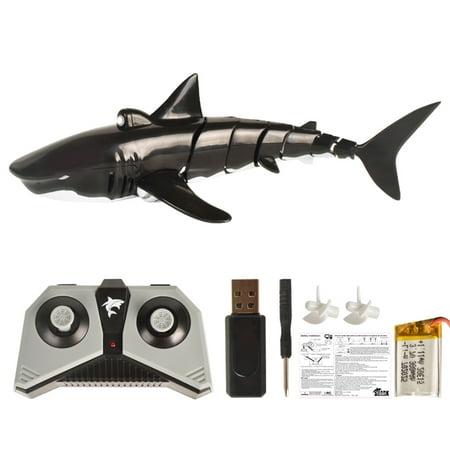 Kmbangi Electric Shark Toy 2.4Ghz Remote Control Tail Movable Joint ...