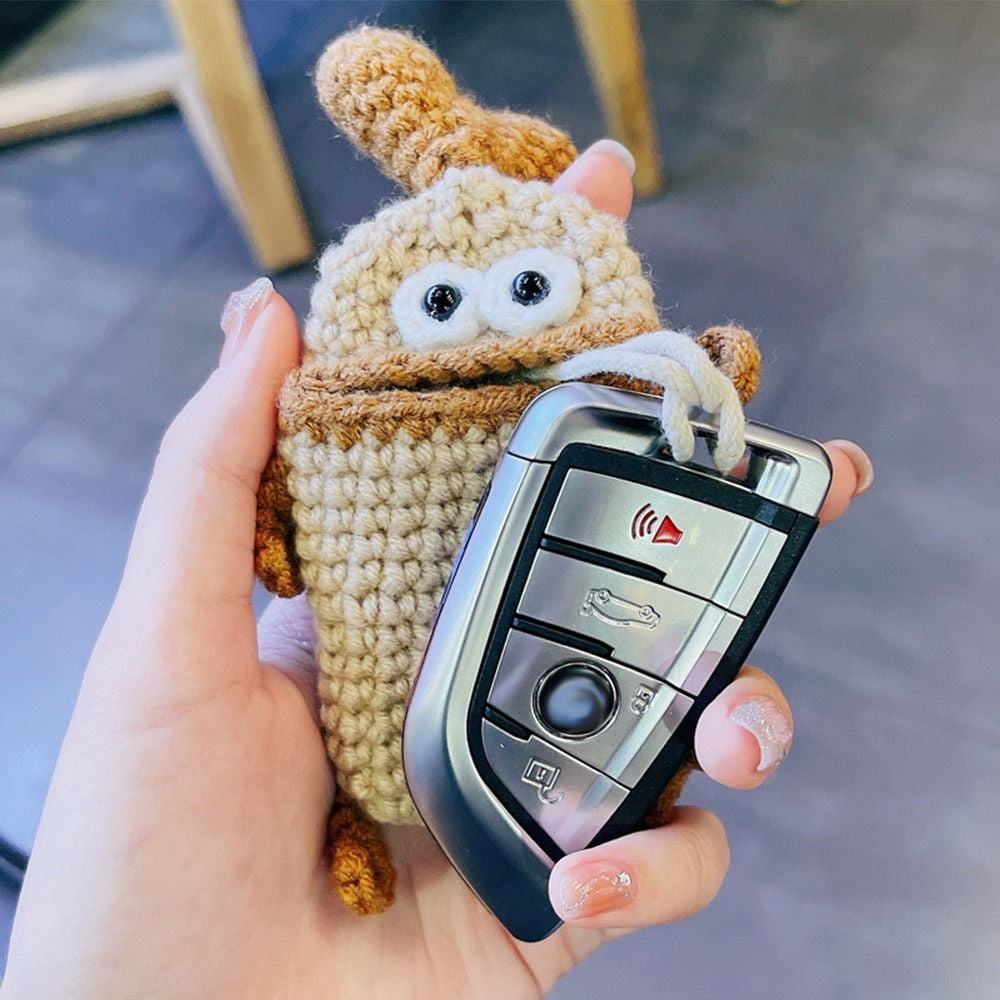 Funny Small Purse Entrance Guard Card Bag Cute Toy Pendant Car Key