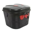 thumbnail image 1 of Cesta delantera para bicicleta eléctrica, diseño de portaequipajes para bicicleta, gran capacidad, portátil, resistente al agua, para ciclismo Negro Rojo, 1 of 8