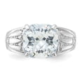 thumbnail image 5 of Sterling Silver Cushion CZ Ring, 5 of 5