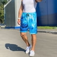 thumbnail image 7 of Kdxio Blue Shell Print Mens Sleep Shorts Bottoms Soft Comfy Pajama Wear Pants with Drawstring Pockets, 7 of 7