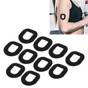 Higoodz Omnipod Patches,10 Pcs Black Self Adhesive Fixed Sensor Anti Dropping Bandage Patch
