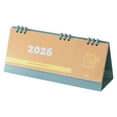 thumbnail image 2 of Mini Desk Calendar 2026,Standing Flip Desktop Calendar Use Now to Dec 2026,Small Daily Schedule with Thick Paper & Twin-Wire Binding for Home Office School(9x3.9inch), 2 of 6