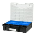 thumbnail image 4 of HART 9-Compartment Deep Small Parts Organizer, Black and Blue, 4 of 11