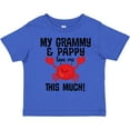 thumbnail image 3 of Inktastic Grammy and Pappy Love Me Boys or Girls Toddler T-Shirt, 3 of 5