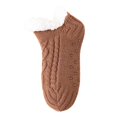 thumbnail image 2 of Womens Fuzzy Socks with Grips Non Slip Warm Cozy Fluffy Winter Slipper Socks Gifts (Brown), 2 of 5