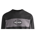 thumbnail image 4 of Harley-Davidson Men's Sweatshirt Black Beauty Racing Bar &amp; Shield L/S (S25), 4 of 7