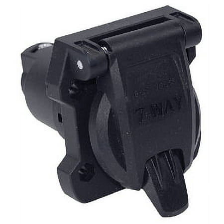 Seachoice 57991 7-Way Round RV Style Trailer Connector, Car Side