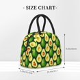 thumbnail image 2 of Lukts Avocado Print Portable Lunch Bag, Lunch Bag Picnic Bag - Waterproof, Heat-insulating and Cold-insulating, Suitable for School, Work, 2 of 6