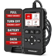 Kingbolen Ya200 Obd2 مركبة ماسح ضوئي لمحرك قارئ رمز خطأ ، أداة مسح تشخيص السيارات مع وظائف Obd2 الكاملة واختبار الجهد