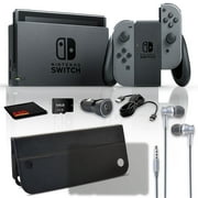 Nintendo Switch (Gray) Gaming Console with 64GB Memory and Travel Case