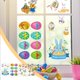 thumbnail image 1 of Decoraciones de Pascua, adornos de Pascua, regalos de Pascua, pegatinas de Pascua para refrigerador, tarjetas de PVC, conejos lindos, pegatinas de pared para habitación infantil, pegatinas de huevos d, 1 of 6