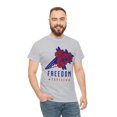 thumbnail image 4 of Cypher Sage Freedom Forever #1 Patriotic Short Sleeve Unisex Grey T-shirt, 4 of 12