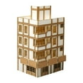thumbnail image 4 of Kokiya 1/144 Building Model DIY Painting Micro Landscape Street City Scene Building B, 4 of 9