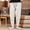 Beige Athletic Pants for Men, variant on Men's Linen Drawstring Elastic Waist Harem Pants Loose Fit Jogger Trousers Yoga Sweatpants with Pockets Beige XXXXXL