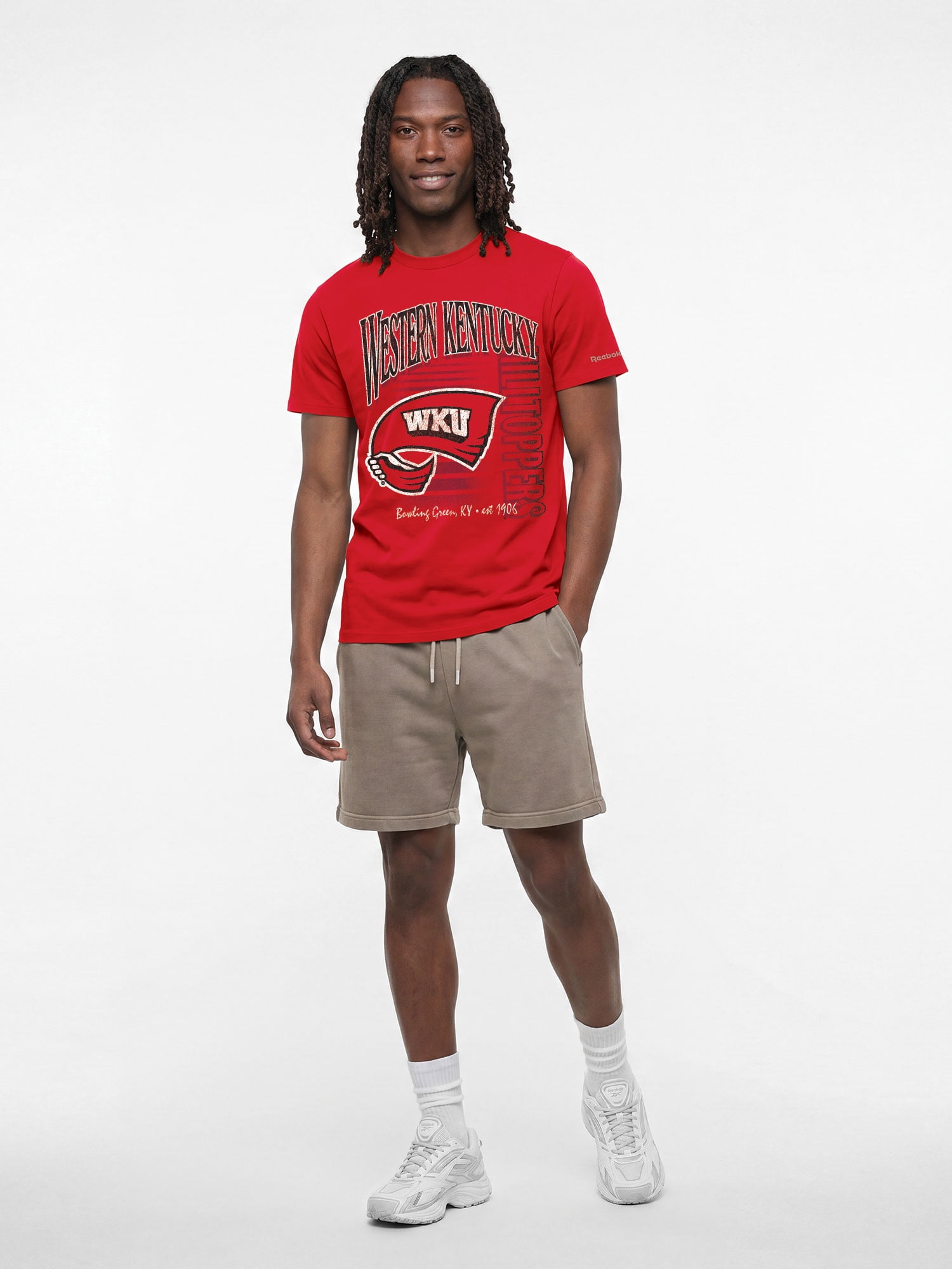 Western Kentucky Hilltoppers Reebok Mens Crew Neck Short Sleeve T-Shirt