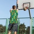 thumbnail image 5 of Naloa Pineapples1 Basketball Jersey Reversible Men's Mesh Athletic Sports Shirts Training Practice S-4XL4X-Large, 5 of 6