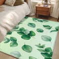 thumbnail image 4 of Eucalyptus Leaves Area Rugs 3'x5', Washable Small Throw Rugs for Living Room Bedroom, Sage Green Weeping Leaf Plants Spring Indoor Outdoor Rug Non-Slip Low Pile Carpet Runner Reversible Floor Mats, 4 of 8