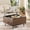 Classic Walnut, variant on Lift Top Coffee Table, 31.5" Square Coffee Tables with Storage, Coffee Tables with Large Hidden Compartment, Center Table with Lifting Tabletop, Coffee Table for Living Room, Walnut
