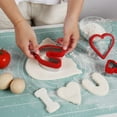 thumbnail image 4 of DIY Valentine's Day Alphabet Bread Mold,I Love U Alphabet Heart Molds,Sandwich Cut Mold Baking Toast Cut Bread Press Mold,Biscuit Mold, 4 of 7