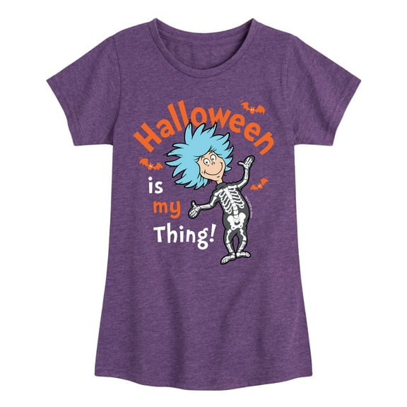 Dr. Seuss - Halloween Is My Thing - Toddler And Youth Girls Short Sleeve Graphic T-Shirt
