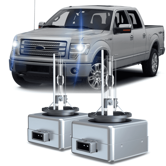 Front HID Xenon Headlight Bulbs for Ford F150 2013-2014 Low & High Beam Qty 2