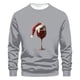 thumbnail image 2 of Sudaderas sin capucha para hombre, estilo casual, a la moda, con cuello redondo, estampado, de manga larga, blusas de manga larga y cuello redondo, blusas de poliéster para hombre, 2 of 4