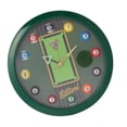 thumbnail image 4 of Reloj de pared con forma de bola de billar, mesa de billar redonda de 11,6 pulgadas, ideal para salas de billar, salas de billar, salas de juegos y Verde, 4 of 8