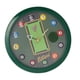 thumbnail image 4 of Reloj de pared con bola de billar, silencioso y redondo, para decoración de pared Verde, 4 of 9