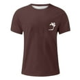 thumbnail image 2 of JLFKNG Mens Summer T-Shirts Spring Round Neck Short Sleeved T Shirt For Coconut Tree Leisure Suitable For Outdoor Sports, Party, Dates, 2 of 3