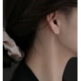 thumbnail image 5 of Sterling Silver Bow Stud Earrings for Women Teens Small Bow Stud Earrings Ribbon Earrings, 5 of 6