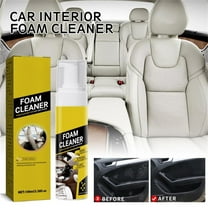 CxhicLuv Car Interior Cleaner, Auto Foam Cleaner, 100ml Multi-Surface Stain Removal, Car Cleaning Supplies, Grease & Odor Elimination for Car Owners, Families