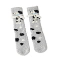 thumbnail image 4 of Winter Thermal Kids Socks Cozy Mid Calf Crew For Indoor Home Floor Sleep Warmth, 4 of 4