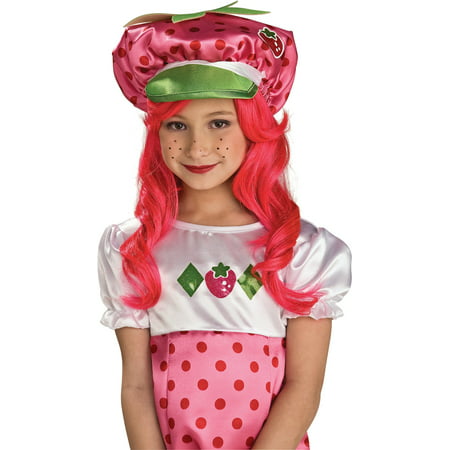 Child Strawberry Shortcake Pink Red Costume Hat