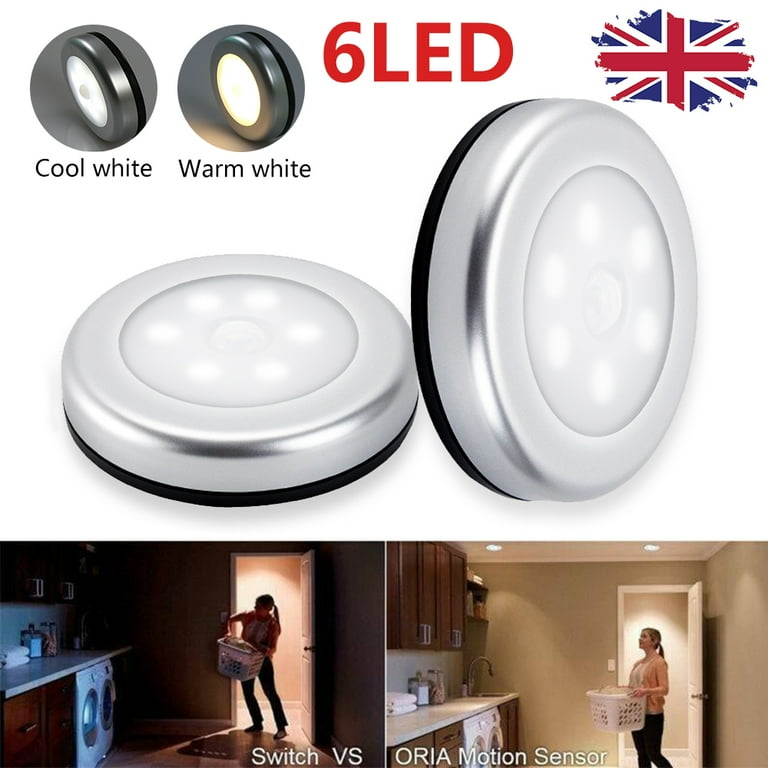 1pc Motion Sensing Light Cordless Battery Powered Led Night Light Closet  Light Stair Light, Hallway, Bathroom, Bedroom