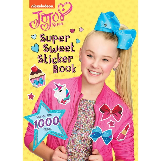 Jojo Siwa Super Sweet Sticker Book (Series 2) (Paperback) Walmart