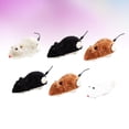 thumbnail image 2 of MasteelfCA 6 Pcs Jouets à Remontoir Mouse Réalistes en Peluche Modèle de Souris Adorables Jouets à Remonter Cadeau pour Enfants Accessoires Décoratifs Faveurs de Fête (Couleur Aléatoire), 2 of 7