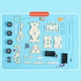 thumbnail image 4 of Uklsqma Puzzle Science Experiment Remote Control Racing Model Kit | Educational Diy Wood Handicraft Material Package for Kids Stem Learning | Hands-On Assembly, Circuit Building, Teamwork Development, 4 of 6