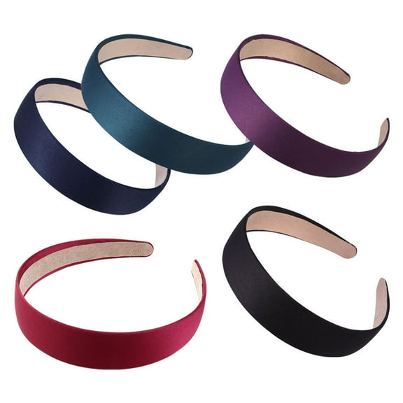 UPKOCH 5Pcs Soft Headbands Designed for Eyewear in Navy Blue for Parties
