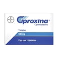 thumbnail image 2 of Ciproxina Ciprofloxacino 500 mg 14 tabletas, 2 of 4