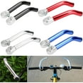 thumbnail image 2 of Bike Bar Ends,Mountain Bike Handlebar Ends, Bicycle Handlebar,Aluminum Alloy Bike Bar Ends,Road Bicycle Handlebar, Bar End,Bike Accessories,Bar Ends For Mountain Bike 1 Pair(Black), 2 of 9