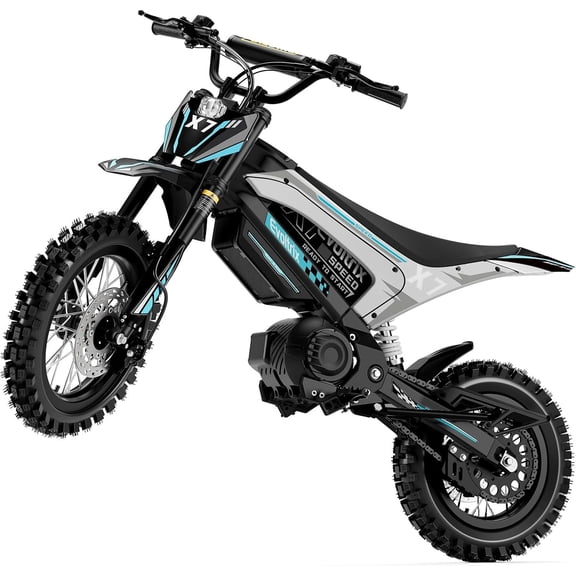 Evoltrix Electric Dirt Bike, 3500W Motor 40MPH E Dirt Bike with Hydraulic Brakes and Full Suspensions,48V 20.8AH Battery 40-Miles Long Range Off-Road Bike