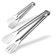 thumbnail image 2 of Stainless Steel Food Tongs Kitchen Utensils Buffet Cooking Tool Anti Heat Bread Clip Pastry Clamp for Desserts Salads Barbecue, 2 of 9