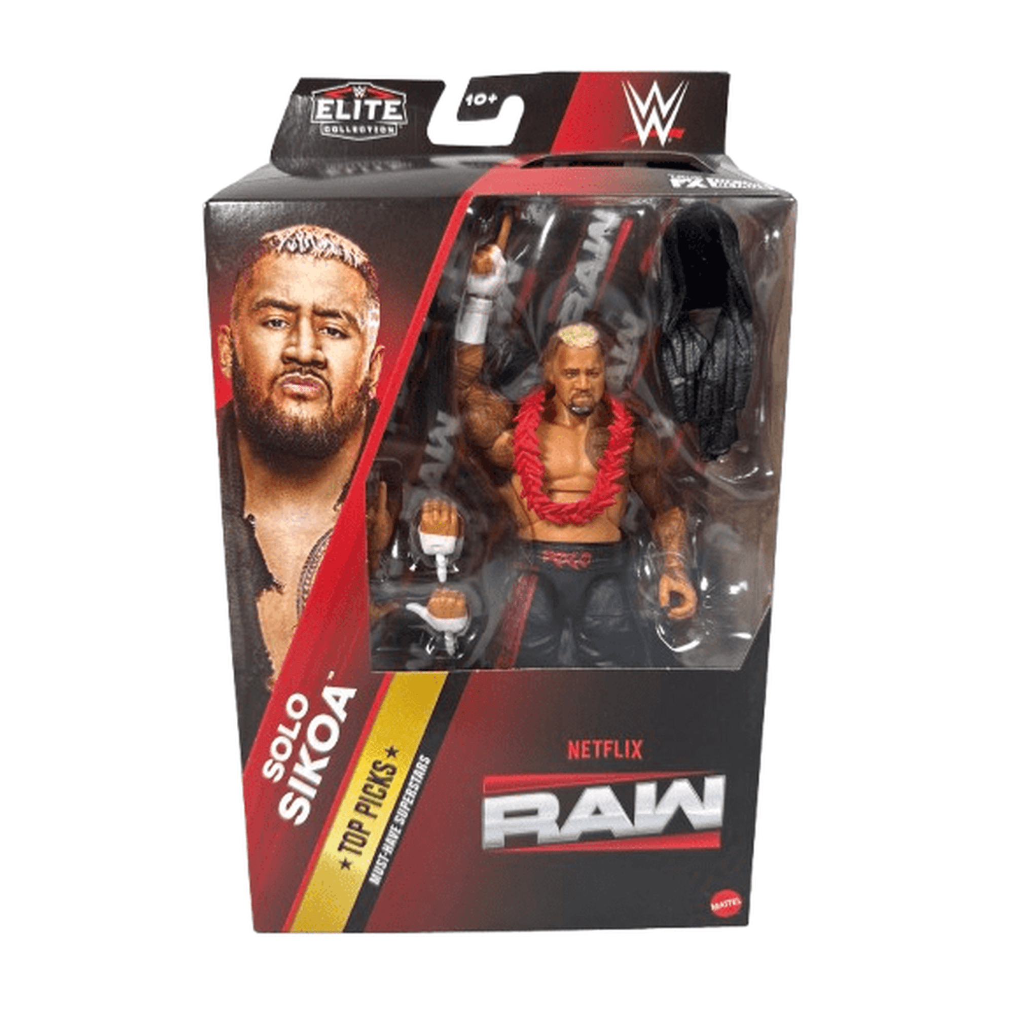 WWE Elite Collection Solo Sikoa Netflix Raw Top Picks Action Figure